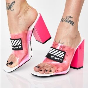 Vogue PVC Mules